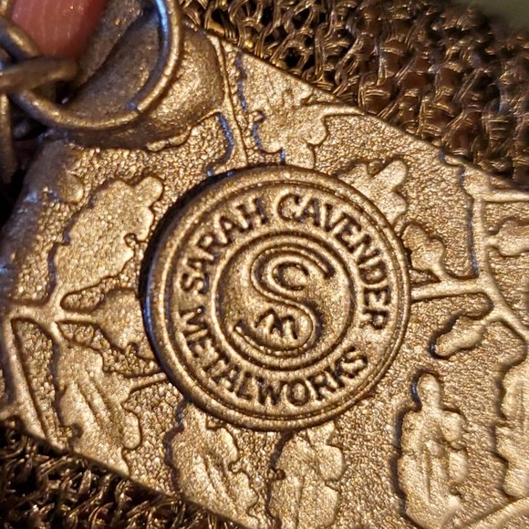 Unique Ruffled Mesh Purse with Roses - HP! - Picture 4 of 4